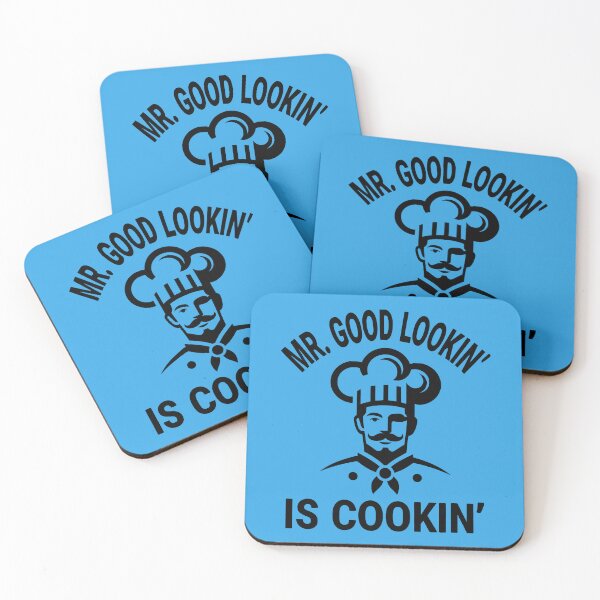 Item preview, Mr Good Lookin' Is Cookin'. Funny Kitchen Quote. Funny Cooking Quote. Father's Day designed and sold by DesignHouse07.