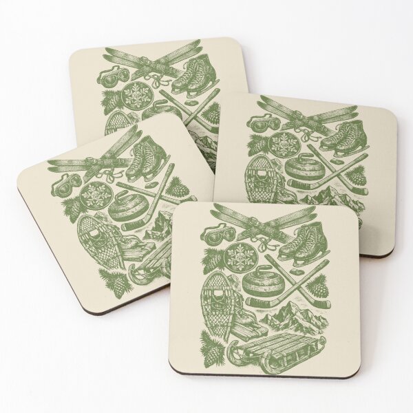 Item preview, Sage Green Winter Gear - Vintage Alpine Nature designed and sold by DigitalGlade.
