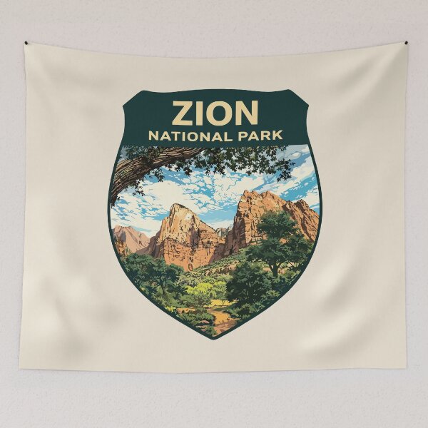 Item preview, Zion National Park Utah Sticker designed and sold by Gideon Emmerich.