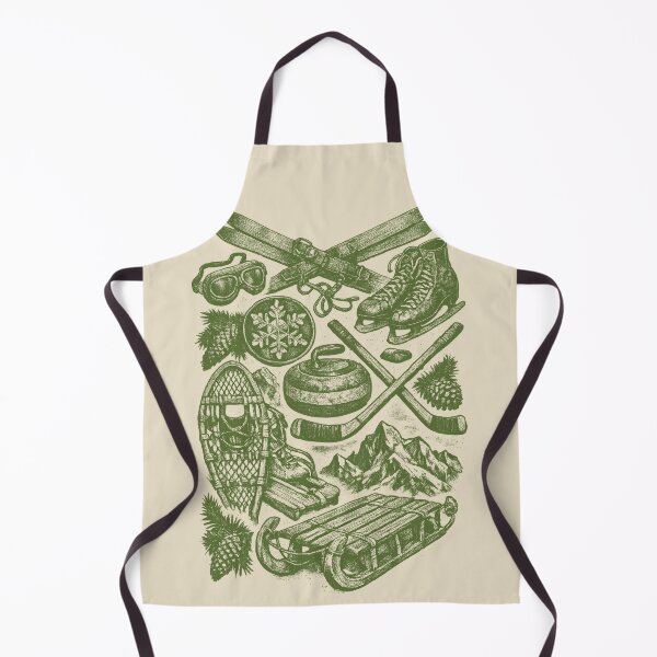 Item preview, Sage Green Winter Gear - Vintage Alpine Nature designed and sold by DigitalGlade.