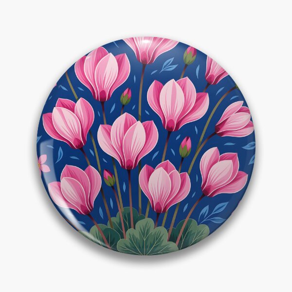 Item preview, Pink cyclamen as winter and early spring bloom designed and sold by Ponted.