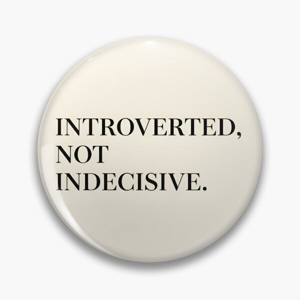 Item preview, Introverted, Not Indecisive – Quiet Leadership Minimalist Office Wall Art designed and sold by Flow19.