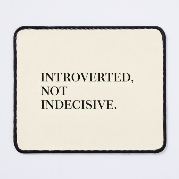 Item preview, Introverted, Not Indecisive – Quiet Leadership Minimalist Office Wall Art designed and sold by Flow19.