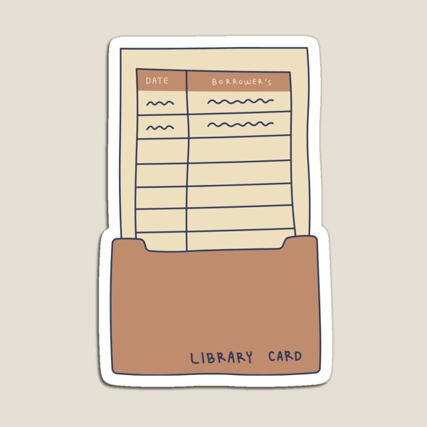 Item preview, Checked Out Book Sticker designed and sold by hck08.