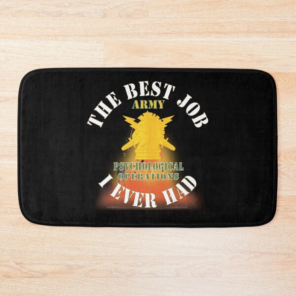 Item preview, Army - The Best Job I ever had  - Psychological Operations w White Txt - w Explode X 300 designed and sold by Military Insignia Products.