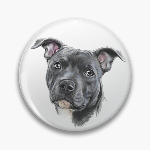 Item preview, Blue staffy designed and sold by RozThompsonArt.