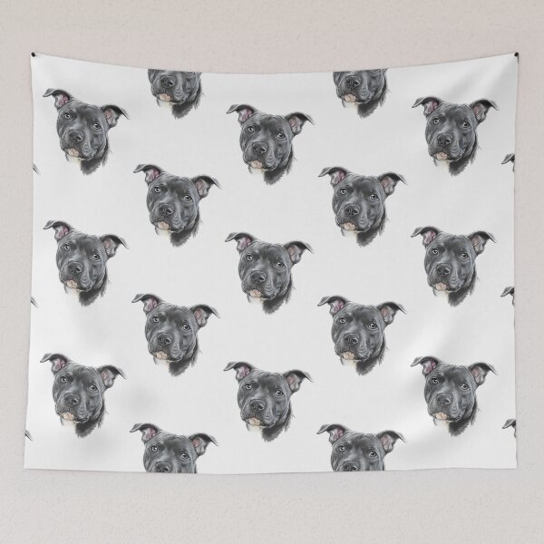Item preview, Blue staffy designed and sold by RozThompsonArt.