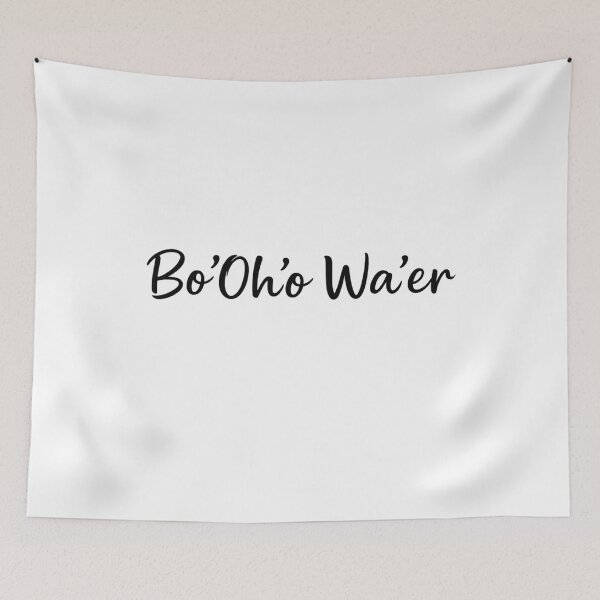 Item preview, Bo’Oh’o Wa’er – Funny British Slang Typography Design designed and sold by PutagaShop.