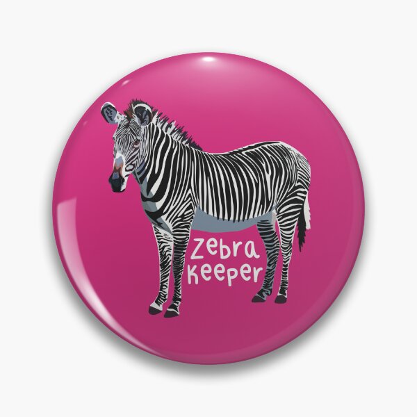Artikelvorschau, Z steht für Zebra, Zebra Keeper – Wildlife Caretaker Zebra Lover Illustration entworfen und verkauft von PrettylittlepastelUk.