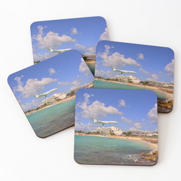 Item preview, Private Plane Landing In Saint Martin designed and sold by LisaWootenPhoto.
