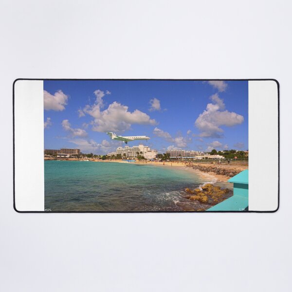 Item preview, Private Plane Landing In Saint Martin designed and sold by LisaWootenPhoto.