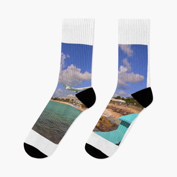 Item preview, Private Plane Landing In Saint Martin designed and sold by LisaWootenPhoto.