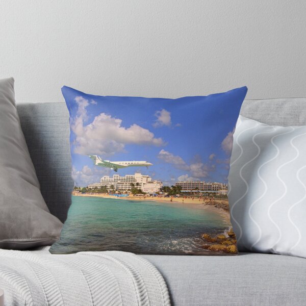 Item preview, Private Plane Landing In Saint Martin designed and sold by LisaWootenPhoto.