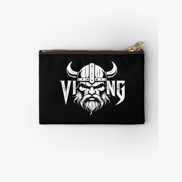 Item preview, Fierce Viking Warrior Face with Horned Helmet – Norse Mythology Art for Apparel & Posters designed and sold by Bright Nest Studio.