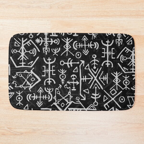 Item preview, Viking runic symbols pattern designed and sold by Roadkill Creations.