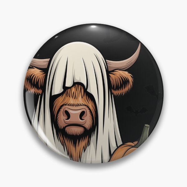 Item preview, MOO... I mean boo  Highland Cow Halloween designed and sold by Dolostope.