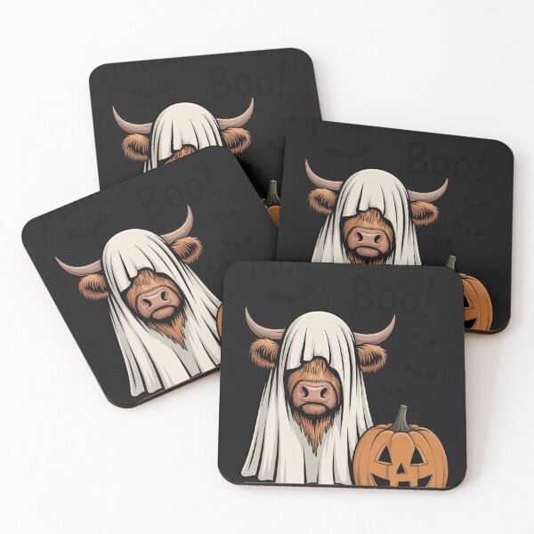 Item preview, MOO... I mean boo Highland Cow Halloween designed and sold by Dolostope.