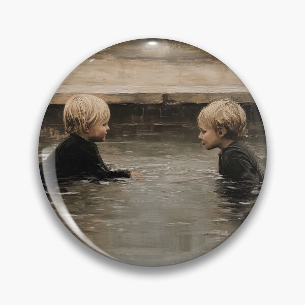 Item preview, Children Swimming in a Pool designed and sold by lautir.