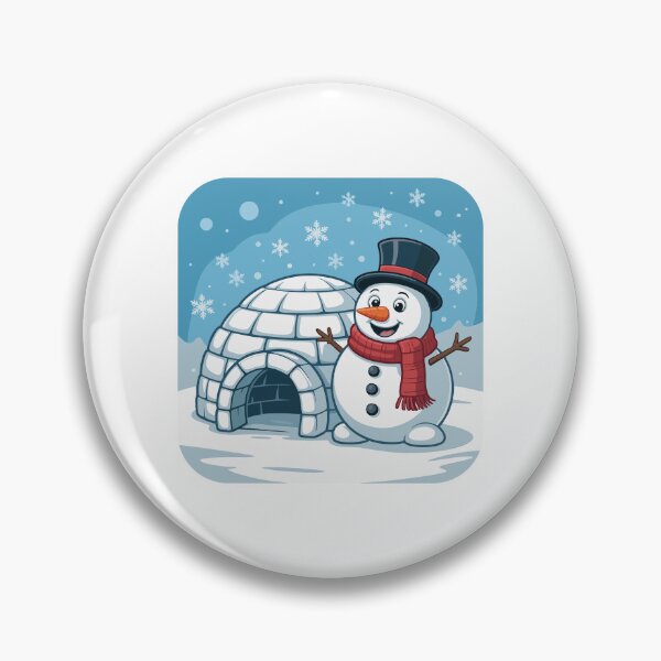 Item preview, A snowman and an igloo designed and sold by desinganddecor.