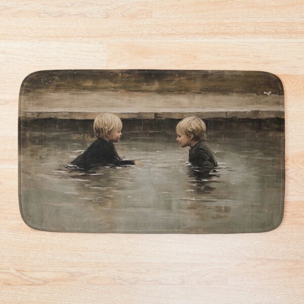Item preview, Children Swimming in a Pool designed and sold by lautir.