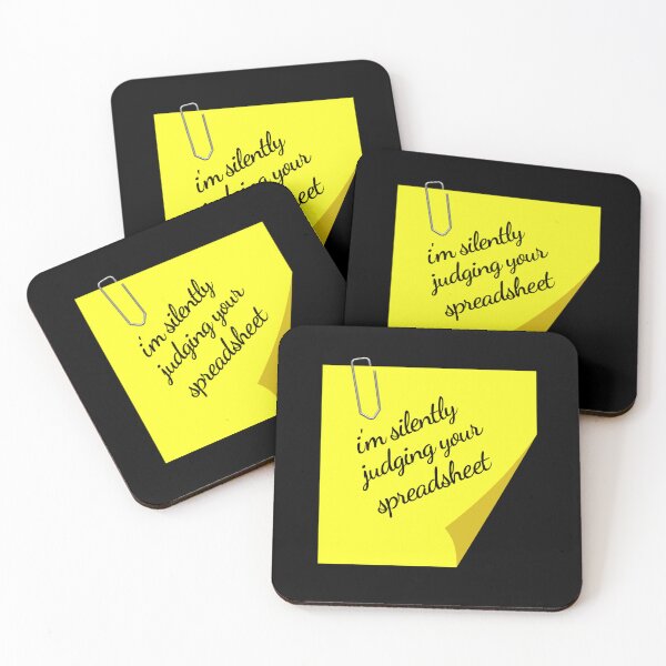 Item preview, I’m Silently Judging Your Spreadsheet – Funny Office Note Design designed and sold by NH2019.