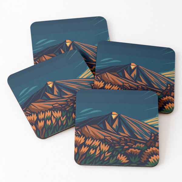 Item preview, El Teide Tenerife – Vibrant Volcanic Landscape Illustration designed and sold by darekkocurek.