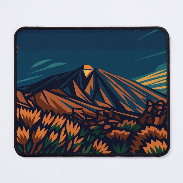Item preview, El Teide Tenerife – Vibrant Volcanic Landscape Illustration designed and sold by darekkocurek.