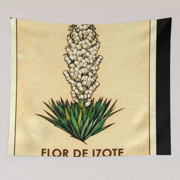 Item preview, Yucca Flower Izote El Salvador Loteria Card designed and sold by ConcienciaEco.