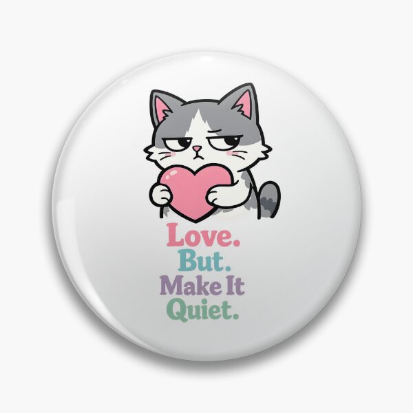 Item preview, Judgy Valentine Cat - Grumpy Cat Love Humor Design designed and sold by ProQ Creative Prints.