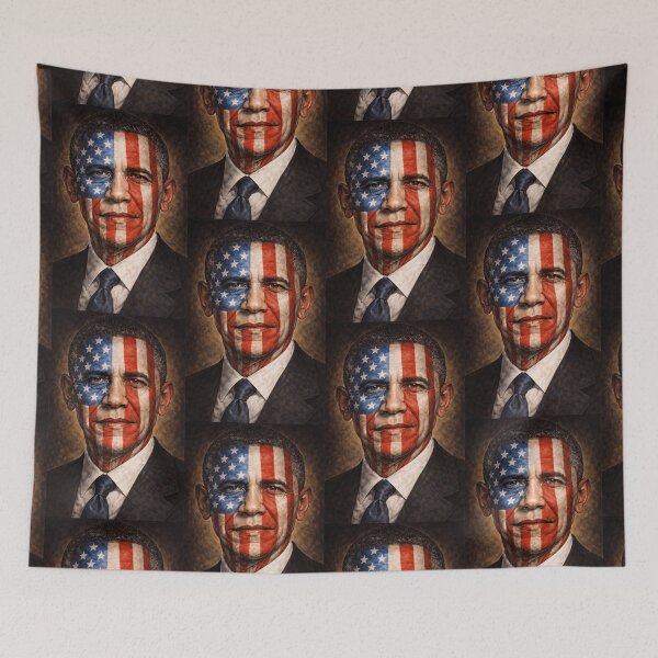 Item preview, Barack Obama — Composure Under Pressure designed and sold by TheWonkyEaselCo.