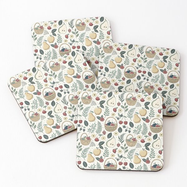 Item preview, Nordic Summer Fruit Symbols | Scandinavian Folk designed and sold by Shuga-Design.