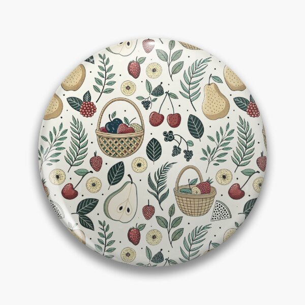 Item preview, Nordic Summer Fruit Symbols | Scandinavian Folk designed and sold by Shuga-Design.