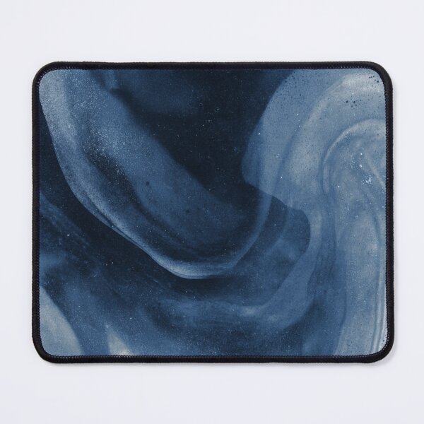 Item preview, Dusty Blue Ink Swirl - Moody Indigo Wash designed and sold by trajeado14.