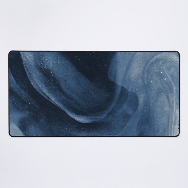 Item preview, Dusty Blue Ink Swirl - Moody Indigo Wash designed and sold by trajeado14.
