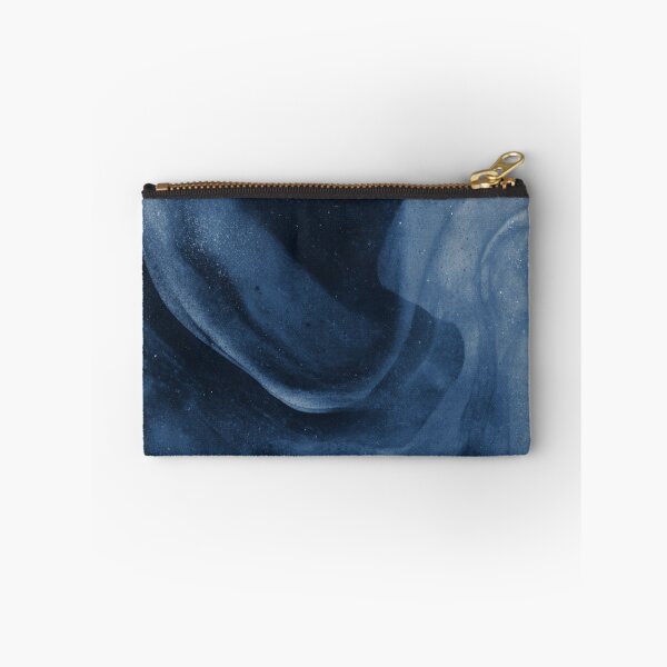 Item preview, Dusty Blue Ink Swirl - Moody Indigo Wash designed and sold by trajeado14.