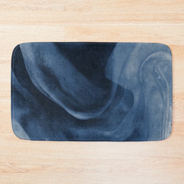 Item preview, Dusty Blue Ink Swirl - Moody Indigo Wash designed and sold by trajeado14.