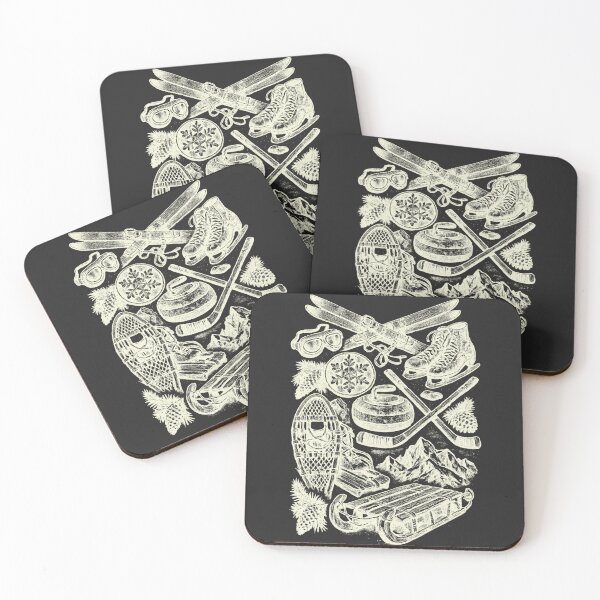 Item preview, Vintage Winter Night - Cream on Dark Aesthetic designed and sold by DigitalGlade.