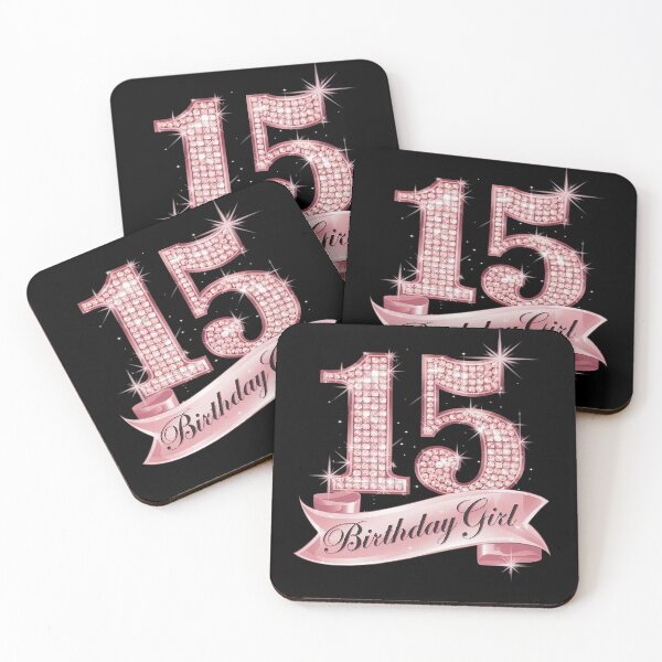 Item preview, Cute Pink Black 15 Birthday Girl I 15th Party Outfit  designed and sold by FadeOfThrone.