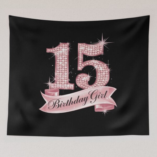 Item preview, Cute Pink Black 15 Birthday Girl I 15th Party Outfit  designed and sold by FadeOfThrone.