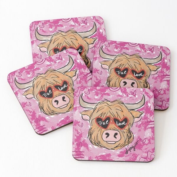 Item preview, True love - highland cow edition  designed and sold by LipigicoArt.