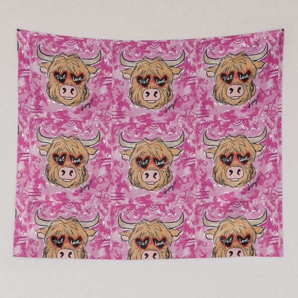 Item preview, True love - highland cow edition  designed and sold by LipigicoArt.