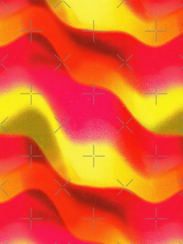 Thumbnail 4 of 4, iPhone Case, Neon Thermal Gradient Heatwave Ripples Pattern designed and sold by bubblegoth.
