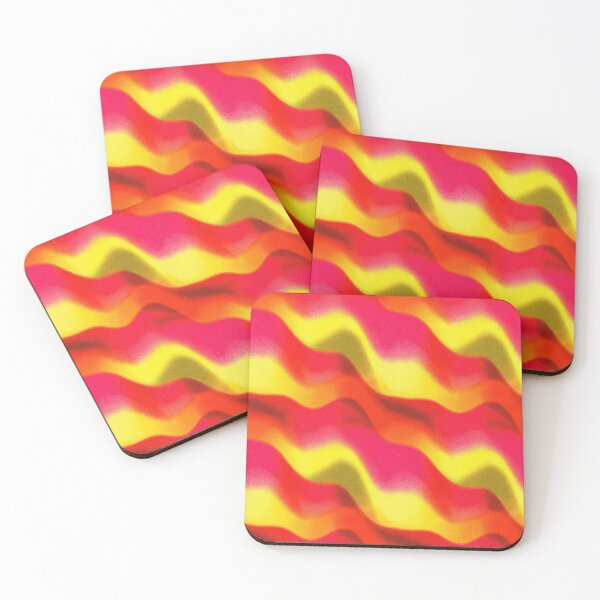 Item preview, Neon Thermal Gradient Heatwave Ripples Pattern designed and sold by bubblegoth.
