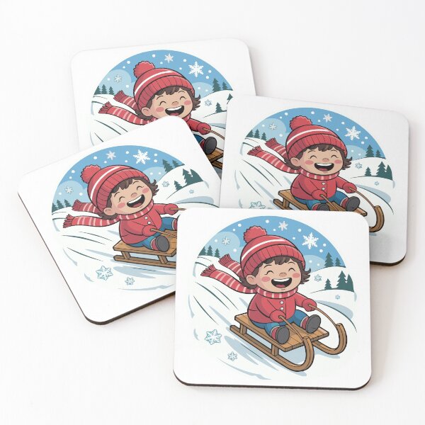 Item preview, A child sledding designed and sold by desinganddecor.