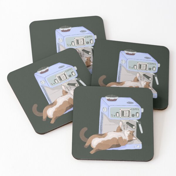 Item preview, Espresso Coffee Cat designed and sold by pinapurri.