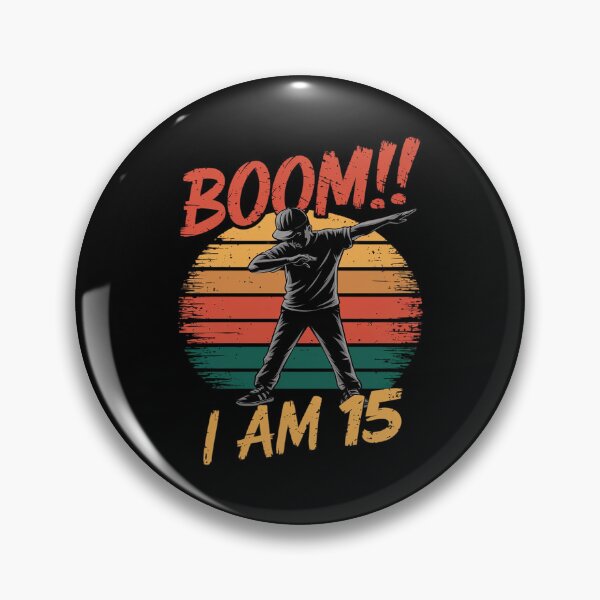 Item preview, Dabbing Boy 15th Birthday Party Fifteen 15 Years Old Kids  designed and sold by FadeOfThrone.