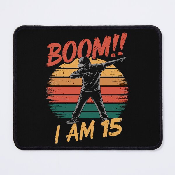 Item preview, Dabbing Boy 15th Birthday Party Fifteen 15 Years Old Kids designed and sold by FadeOfThrone.