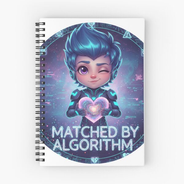 Item preview, Matched by Algorithm – AI Love 2026 Premium designed and sold by Imaginarium of Chaos falcon88 .