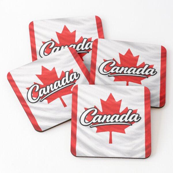 Item preview, Canada Maple Leaf Flag Script – Canadian Pride Retro Typography Design designed and sold by GarnerSupplyCo.