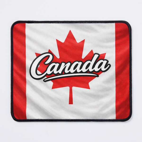 Item preview, Canada Maple Leaf Flag Script – Canadian Pride Retro Typography Design designed and sold by GarnerSupplyCo.
